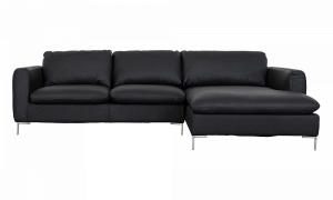 Sofa góc phải Talida da đen